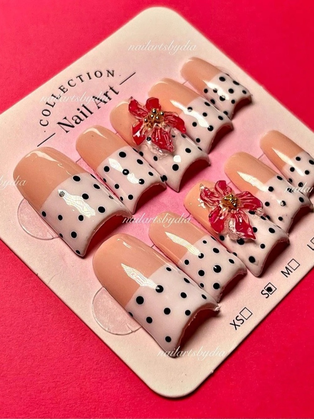 Nail Art Collection Nail Art Collection Polka Dot Press-On Nails NWT